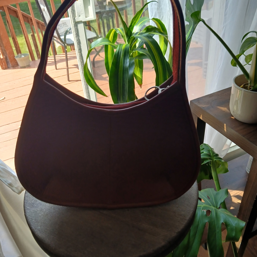 Elegant Dark Red Vintage Bag for Women